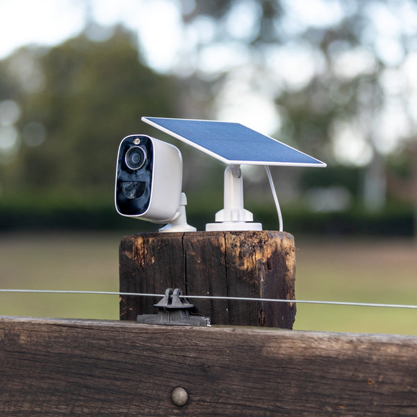 Equine Eye 'at home' - camera solar panel